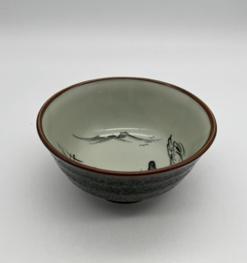 古玩陶瓷山水紋小碗拍賣,當前價格198元
