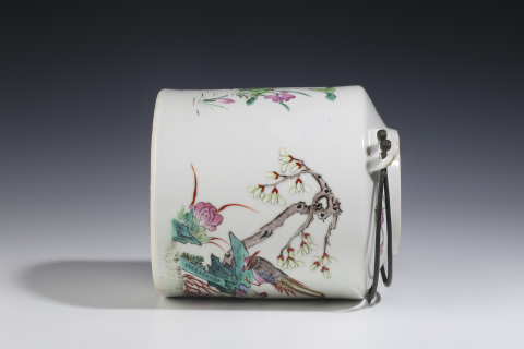 古玩陶瓷【優(yōu)品出品必出精品】清晚·粉彩花鳥紋茶壺拍賣,當(dāng)前價格2288元