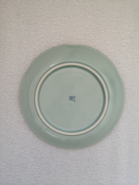 古玩陶瓷青花加彩描金盤拍賣，當(dāng)前價格150元