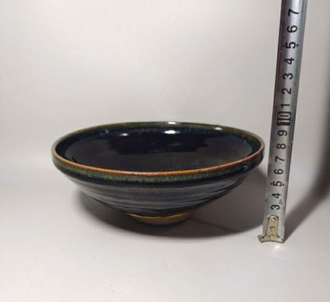古玩陶瓷黑釉折沿碗拍賣，當(dāng)前價格3999元