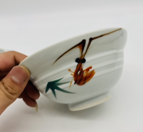 古玩陶瓷彩繪蝦蓋碗拍賣,當前價格298元