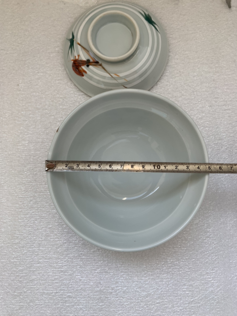 古玩陶瓷彩繪蝦蓋碗拍賣,當前價格298元