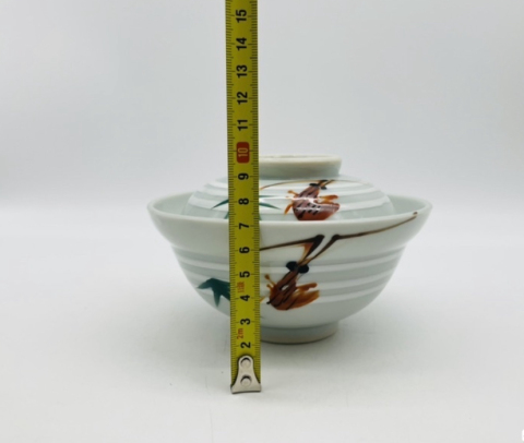 古玩陶瓷彩繪蝦蓋碗拍賣,當前價格298元