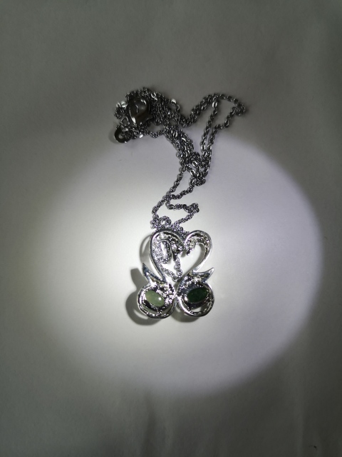 古玩玉器翡翠鑲嵌件拍賣，當前價格220元
