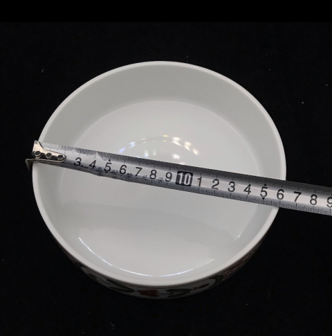 古玩陶瓷花卉紋紅綠彩洗拍賣,當前價格150元