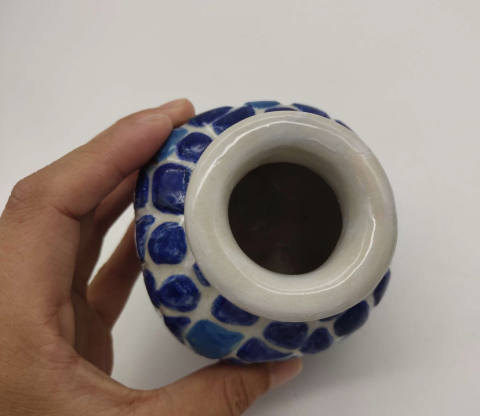 古玩陶瓷唇口瓶拍賣,當前價格168元