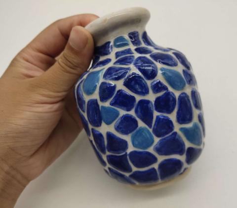 古玩陶瓷唇口瓶拍賣,當前價格168元