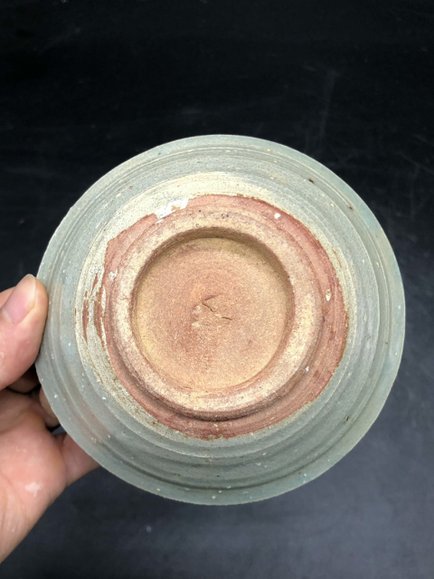 古玩陶瓷元代龍泉窯青瓷盞拍賣,當前價格550元