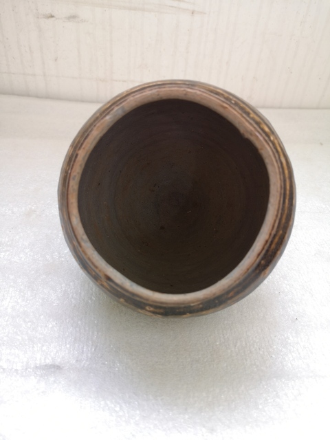 古玩陶瓷福建窯口醬釉罐拍賣,當前價格450元