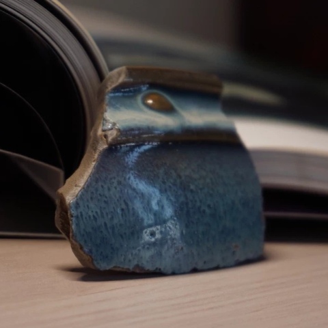 古玩陶瓷清:德化獸耳香爐拍賣,當前價格2200元