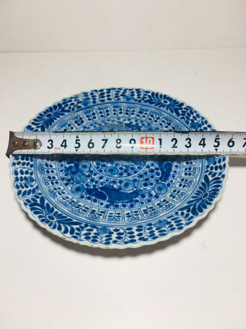 古玩陶瓷大清康熙年制六字三行楷書款魚藻紋盤拍賣,當前價格0元