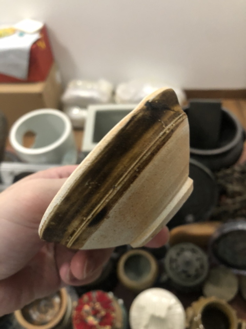 古玩陶瓷宋代褐釉盞(距今1000年)拍賣,當前價格999元