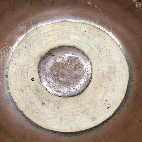 古玩陶瓷耀州窯系柿紅釉碗拍賣，當前價格969元