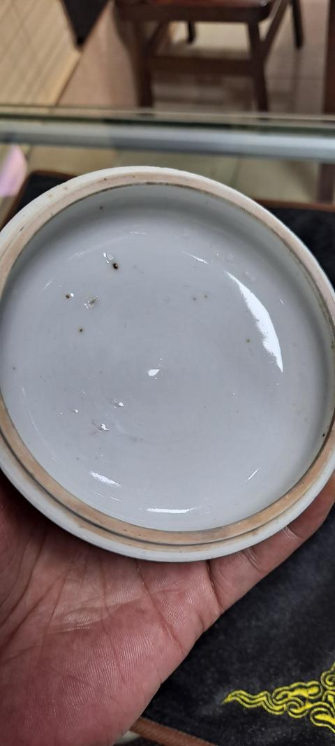 古玩陶瓷康熙青花蓋盒拍賣,當前價格2600元