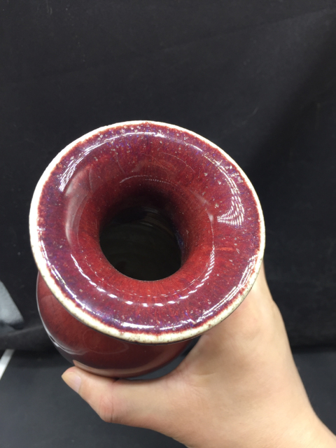 古玩陶瓷(新年放漏中)清中晚-窯變釉-羅漢瓶拍賣,當前價格8668元