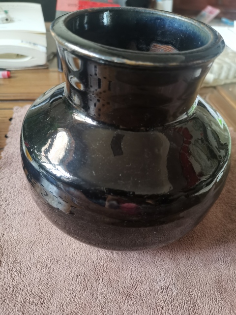 古玩陶瓷清代早期，黑釉罐拍賣，當前價格888元
