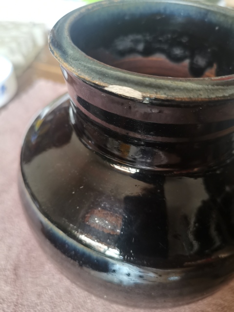 古玩陶瓷清代早期，黑釉罐拍賣，當前價格888元