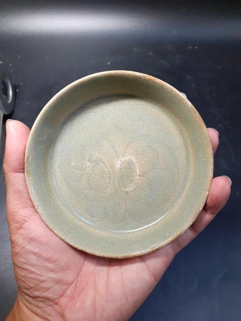 古玩陶瓷宋代?龍泉窯青釉刻劃花洗拍賣,當前價格2000元