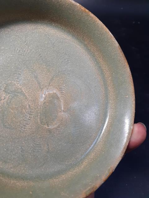 古玩陶瓷宋代?龍泉窯青釉刻劃花洗拍賣,當前價格2000元