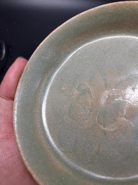 古玩陶瓷宋代?龍泉窯青釉刻劃花洗拍賣,當前價格2000元
