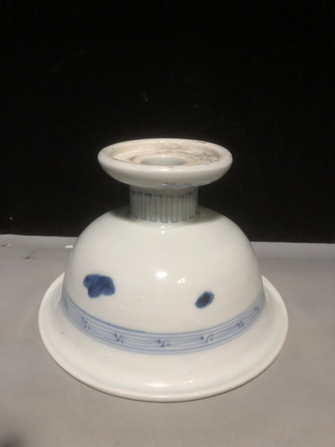 古玩陶瓷青花高足碗拍賣,當前價格850元