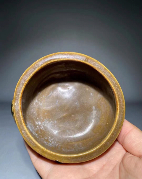 古玩陶瓷（清代）茶葉末釉獸耳三足爐拍賣，當(dāng)前價(jià)格0元