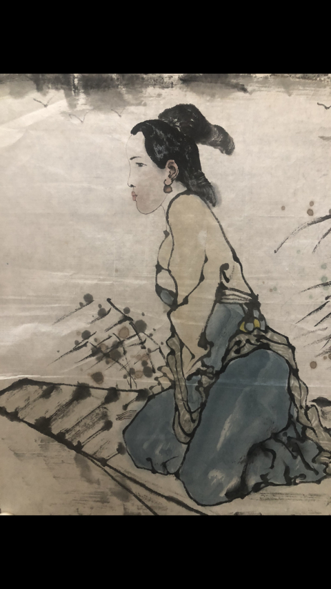 古玩字畫已故巴蜀名家李道熙、中美協孔凡濤精品人物拍賣,當前價格688元