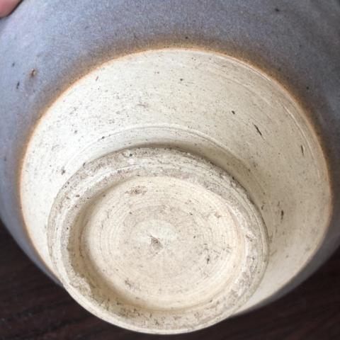 古玩陶瓷元鈞窯天藍釉綠斑碗拍賣，當前價格9500元