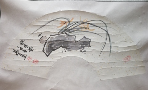 古玩字畫河南美協楊慕石繪畫幽香圖拍賣，當前價格180元