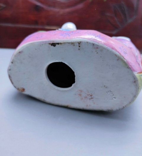 古玩陶瓷粉彩五子鬧佛塑像拍賣，當前價格1298元