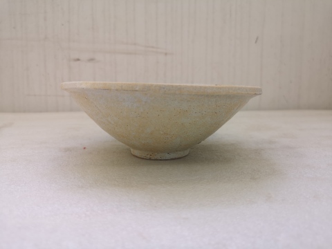 古玩陶瓷景德鎮(zhèn)窯系青白釉斗笠碗拍賣，當(dāng)前價格480元