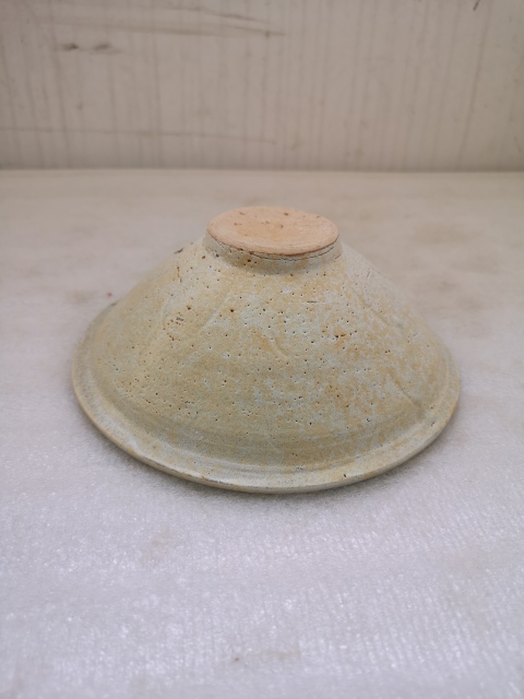 古玩陶瓷景德鎮(zhèn)窯系青白釉斗笠碗拍賣，當(dāng)前價格480元