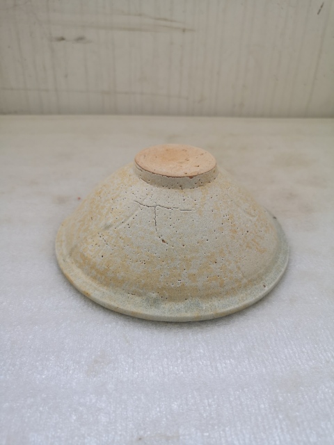 古玩陶瓷景德鎮(zhèn)窯系青白釉斗笠碗拍賣，當(dāng)前價格480元
