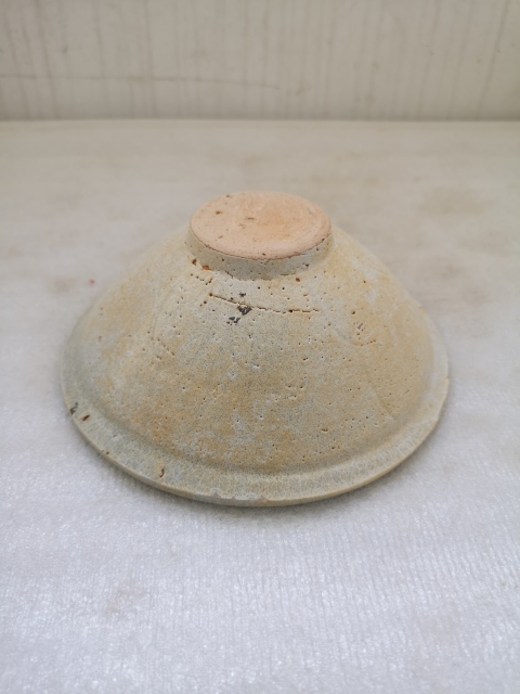 古玩陶瓷景德鎮(zhèn)窯系青白釉斗笠碗拍賣，當(dāng)前價格480元