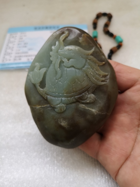古玩玉器龍龜拍賣(mài),當(dāng)前價(jià)格298元