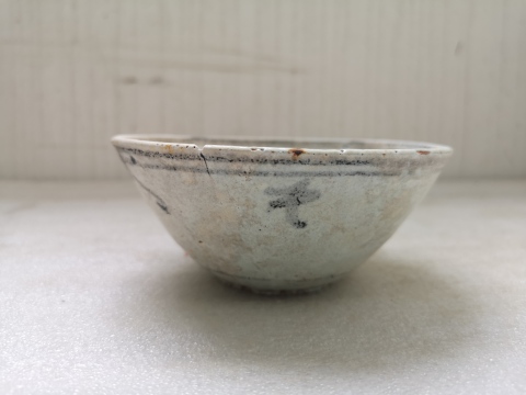 古玩陶瓷摩羯龍紋青花碗拍賣，當前價格450元