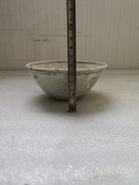 古玩陶瓷摩羯龍紋青花碗拍賣，當前價格450元