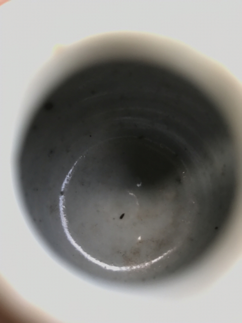 古玩陶瓷清中期山水紋青花罐文房水呈拍賣,當前價格799元