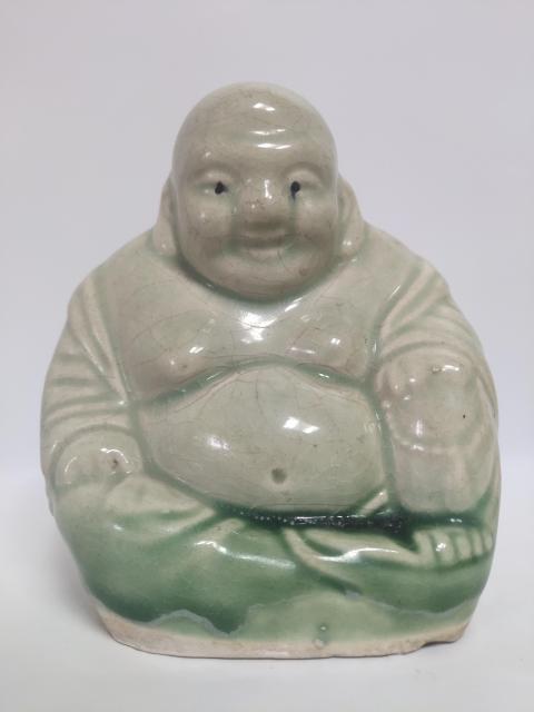 古玩陶瓷彌勒佛塑像拍賣,當前價格369元