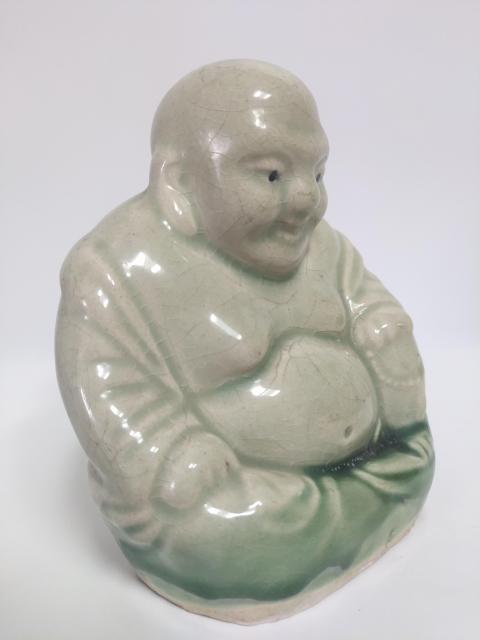 古玩陶瓷彌勒佛塑像拍賣,當前價格369元