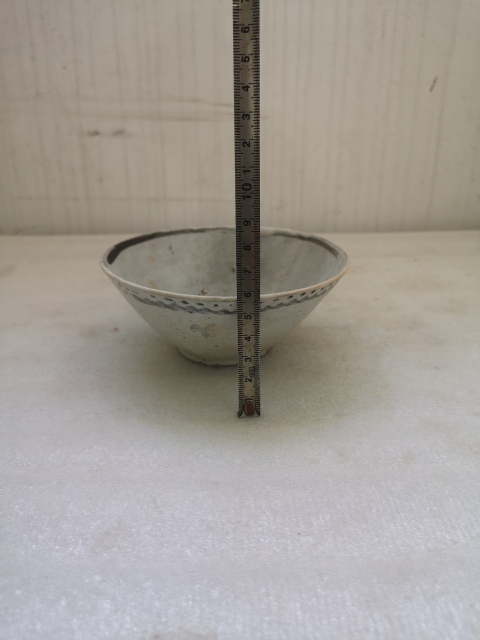 古玩陶瓷晚明景德鎮(zhèn)窯口青花碗拍賣，當(dāng)前價格450元