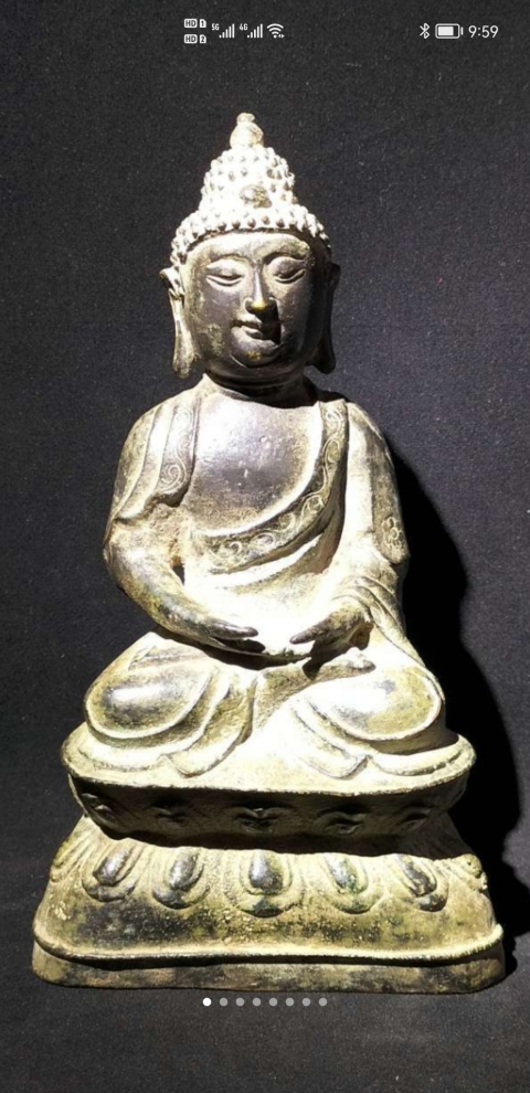 古玩雜項釋迦摩尼造像拍賣，當前價格26000元