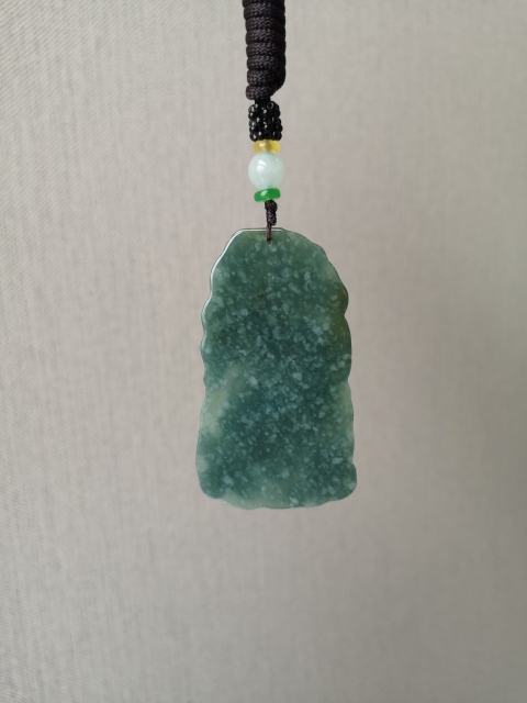 古玩玉器翡翠龍牌拍賣,當前價格450元