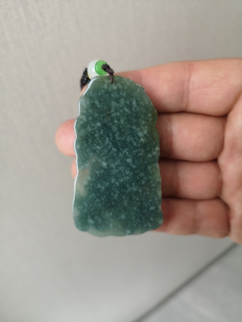 古玩玉器翡翠龍牌拍賣,當前價格450元