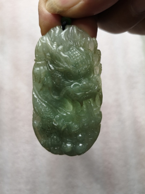 古玩玉器龍牌子拍賣(mài)，當(dāng)前價(jià)格1500元