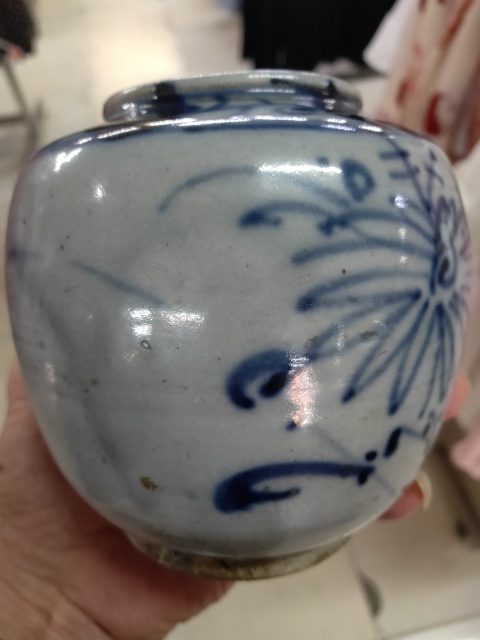 古玩陶瓷青花罐拍賣，當前價格400元
