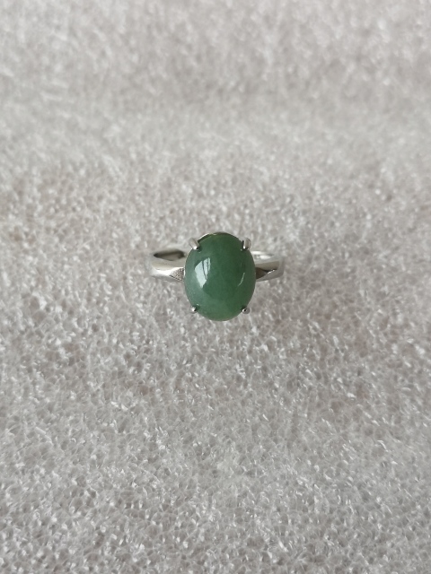 古玩玉器翡翠戒指面拍賣,當前價格150元