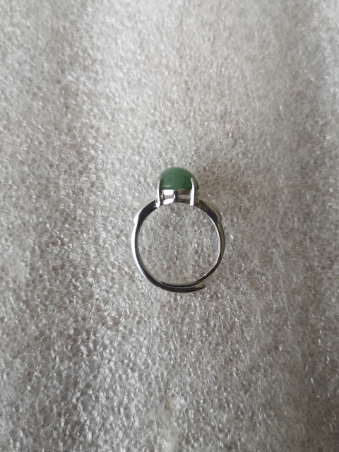 古玩玉器翡翠戒指面拍賣,當前價格150元