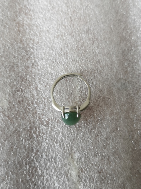 古玩玉器翡翠戒指面拍賣,當前價格150元