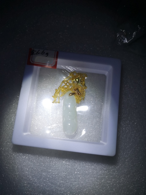 古玩玉器翡翠福豆拍賣，當前價格398元